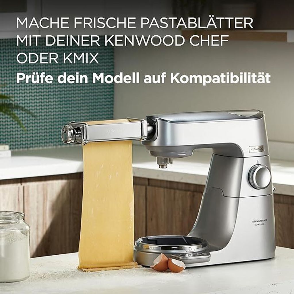 3er Für Kenwood MAX980ME Pasta-Set, Lasagne-Roller, Produktbild 6
