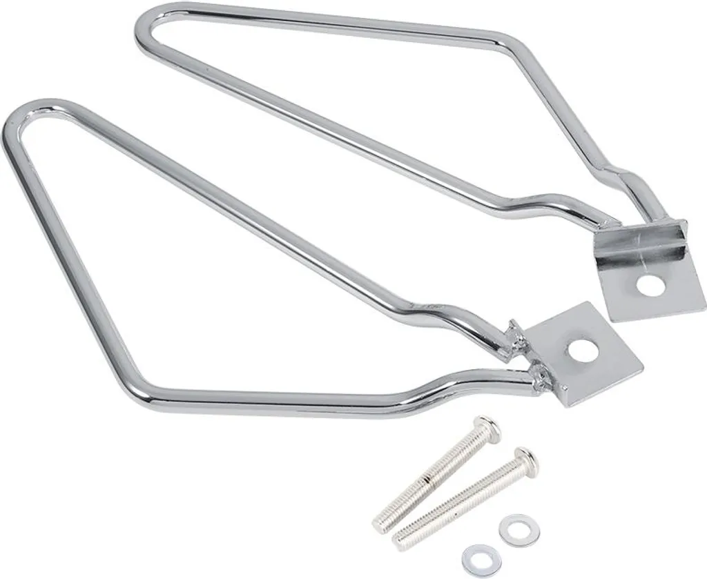 Supports de montage latéraux pour sacoches moto XL883 1200 en argent