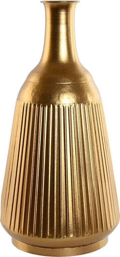 Vase Home ESPRIT Gold Metall Moderne 29 X 29 X 57,5 cm