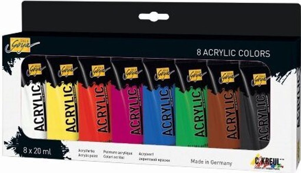 Kreul 84171 Sada akrylových barev 8 x 20 ml Obrázek produktu 