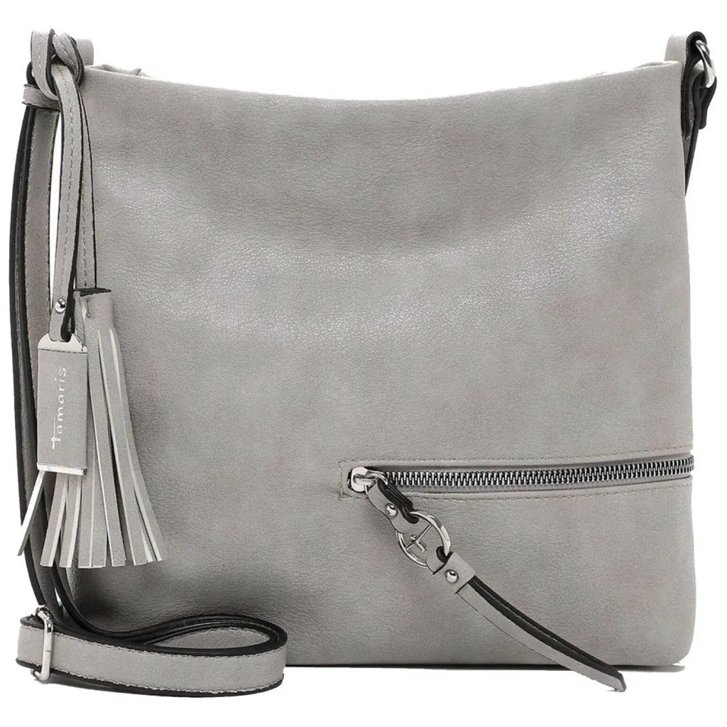 Sac à main gris pour femme, grand cabas de loisirs chic Tamaris