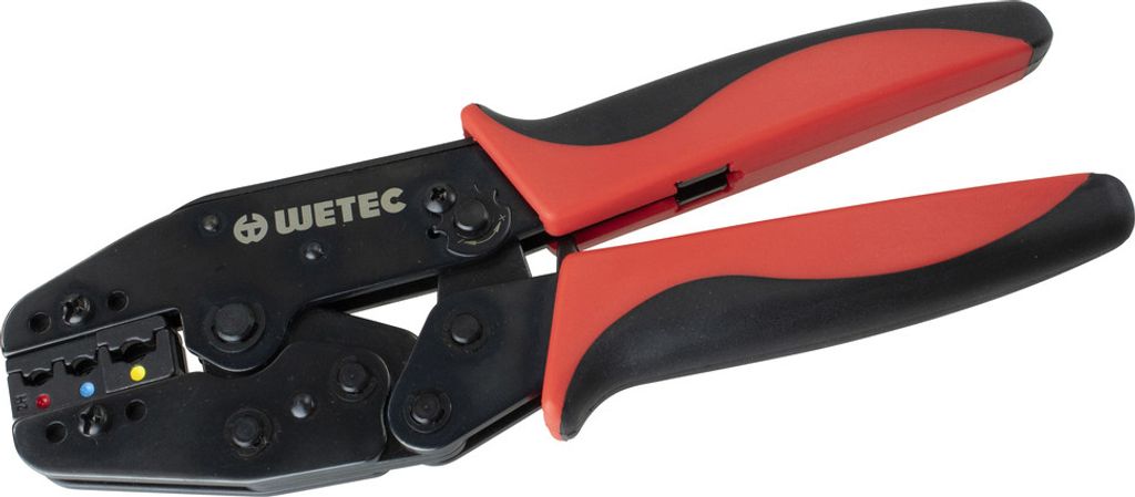WETEC Presszange, für isolierte Kabelschuhe, 0,5-6,0 mm² (Crimpzange)
