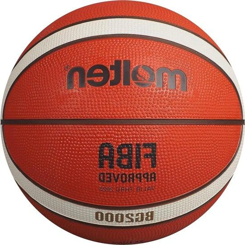 Ballon de basket taille 5 orange B5G2000 pour entraînement en intérieur