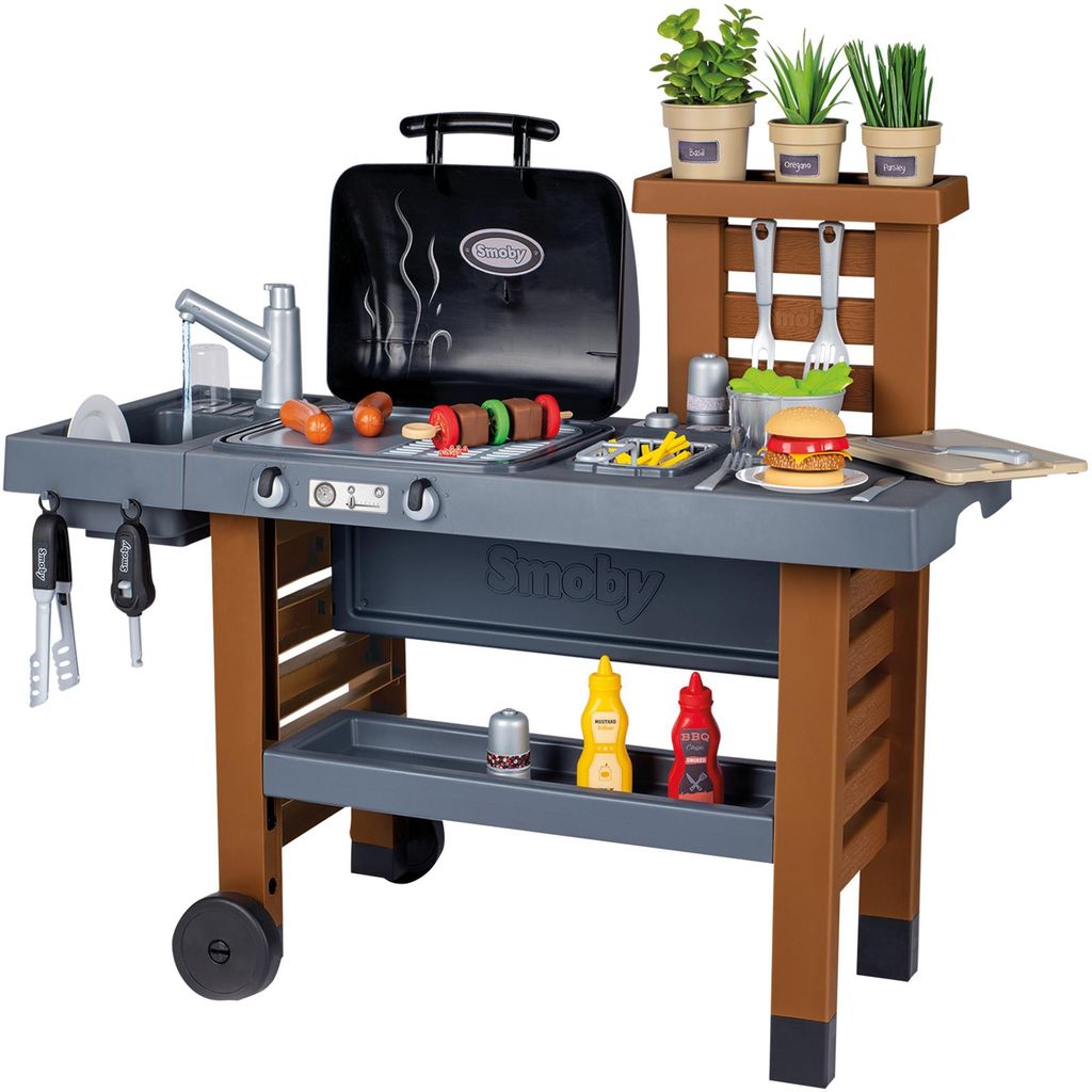Smoby Outdoor Gartenküche - Große Arbeitsfläche, Plancha Produktbild 