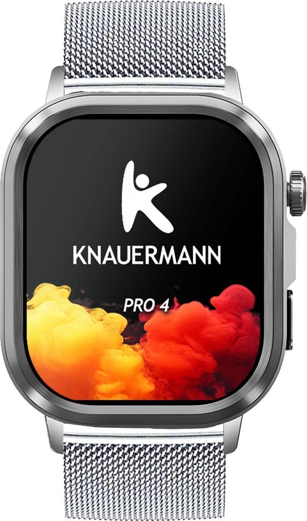 Knauermann PRO 4 (2026) Smartwatch mit Anruf & SOS Funktion Produktbild 