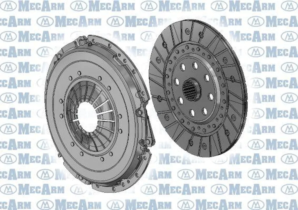 Kit Embrayage Haute Résistance MECARM MK10110D OE 55575959 pour Opel