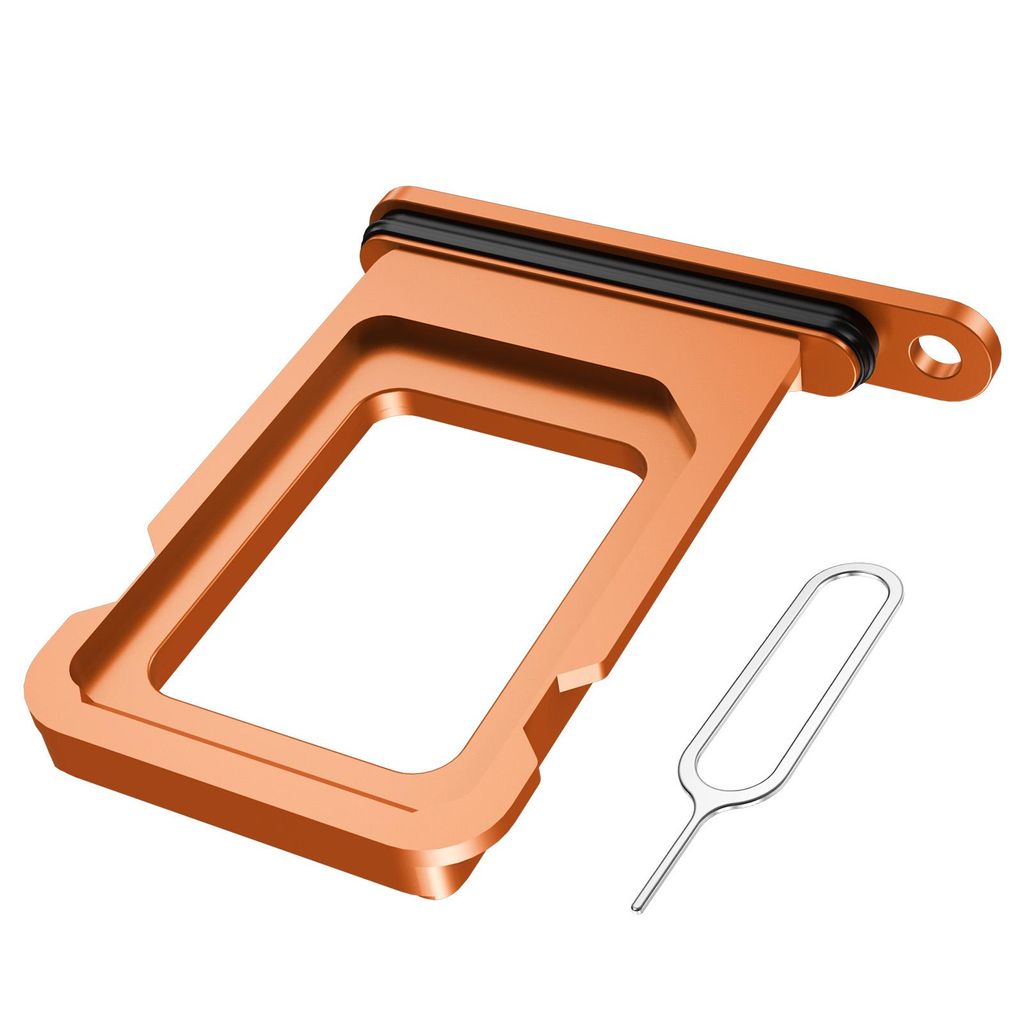 SIM- Kartenhalter für iPhone 17 Pro/ 17 Pro Max - SIM Kartensteckplatz - Orange