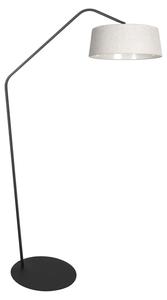 Lampadaire Déporté Design ZigZag Anne Lighting en Métal Noir E27