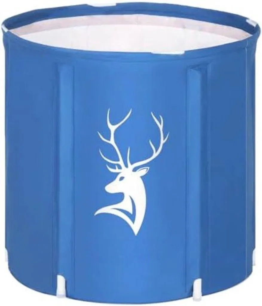 Seau de bain 70 x 70 cm Bleu - Solution baignoire pour petite douche
