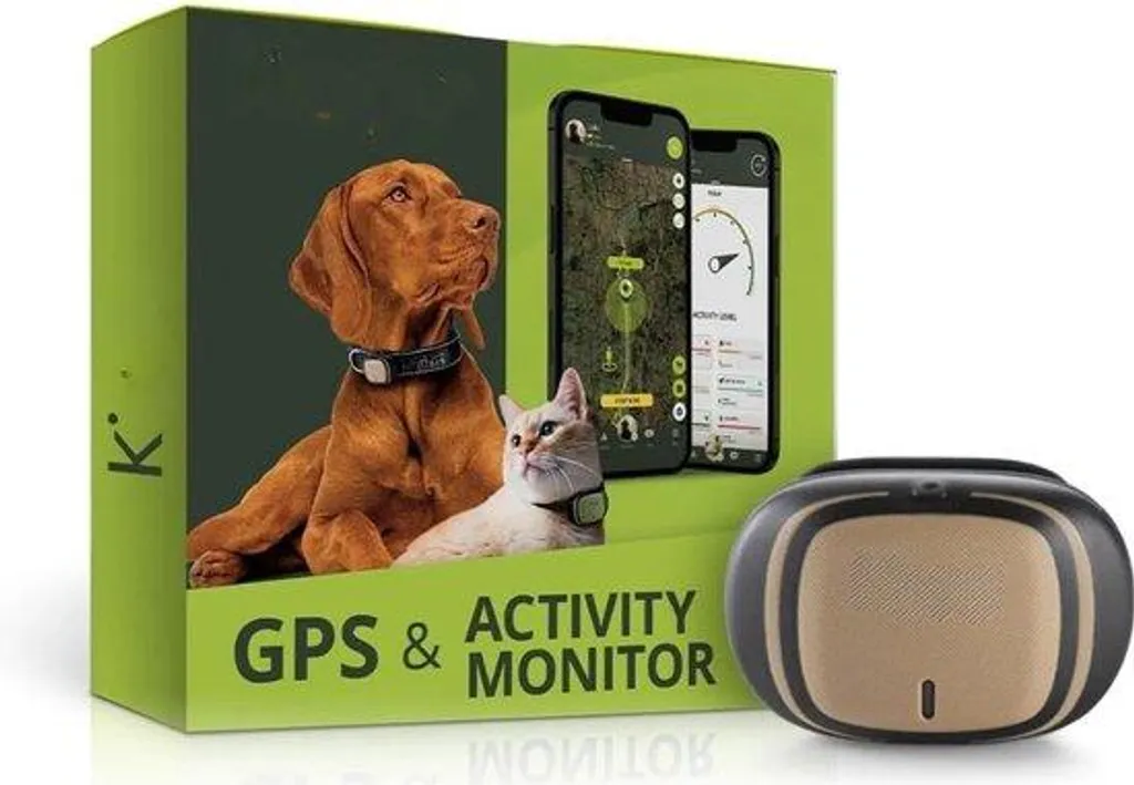 Ne perdez plus votre chien : traceur GPS étanche marron avec lampe