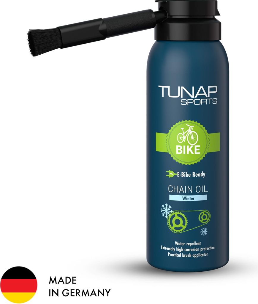 TUNAP SPORTS Kettenöl Winter 125 ml | Schützt die Kette & den Antrieb zuverlässig bei Kälte, Schnee & Salz | Wasserabweisend & extremer Korrosi...