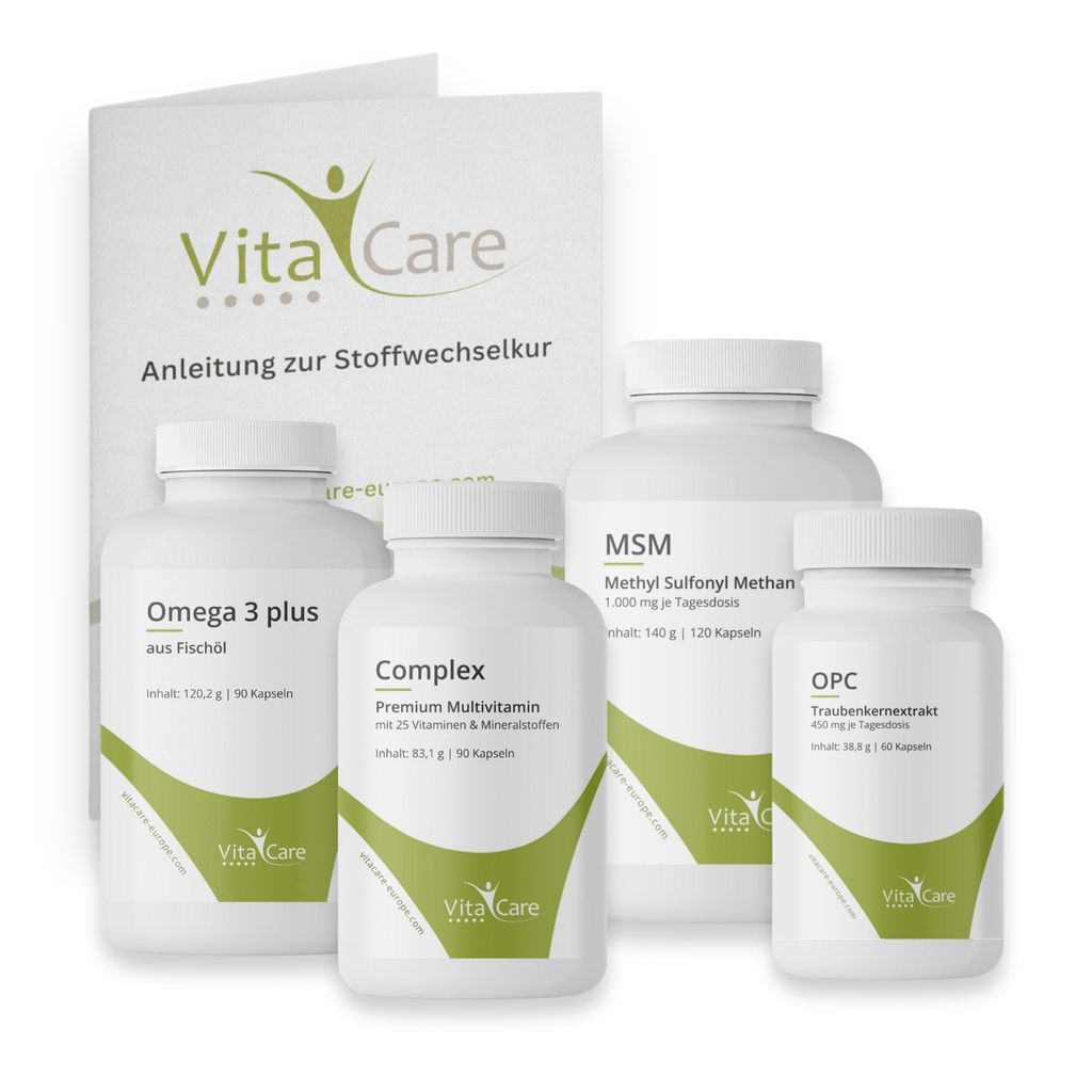 VitaCare 21-Tage-Stoffwechselkur Paket, 5-teiliges Produktbild 