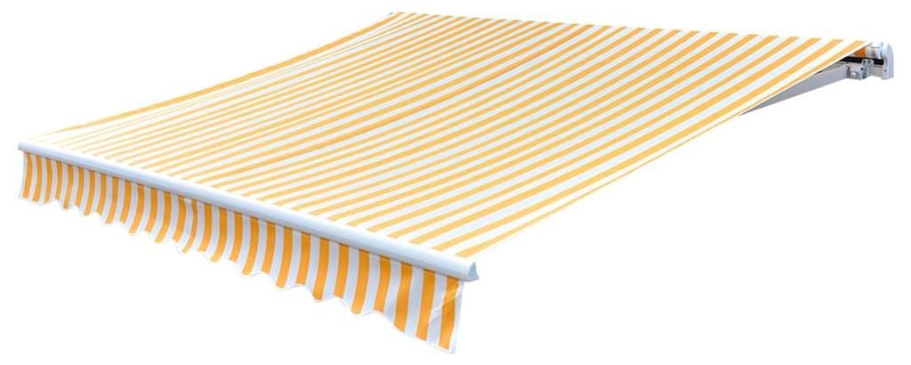 vidaXL Reservehoes voor zonnescherm, geel en wit, 480x295 Productafbeelding 