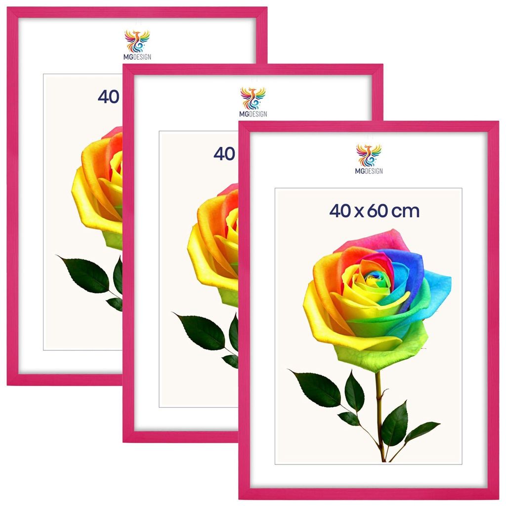 MG Design 3er Set Bilderrahmen 40 x 60 cm - Posterrahmen Produktbild 