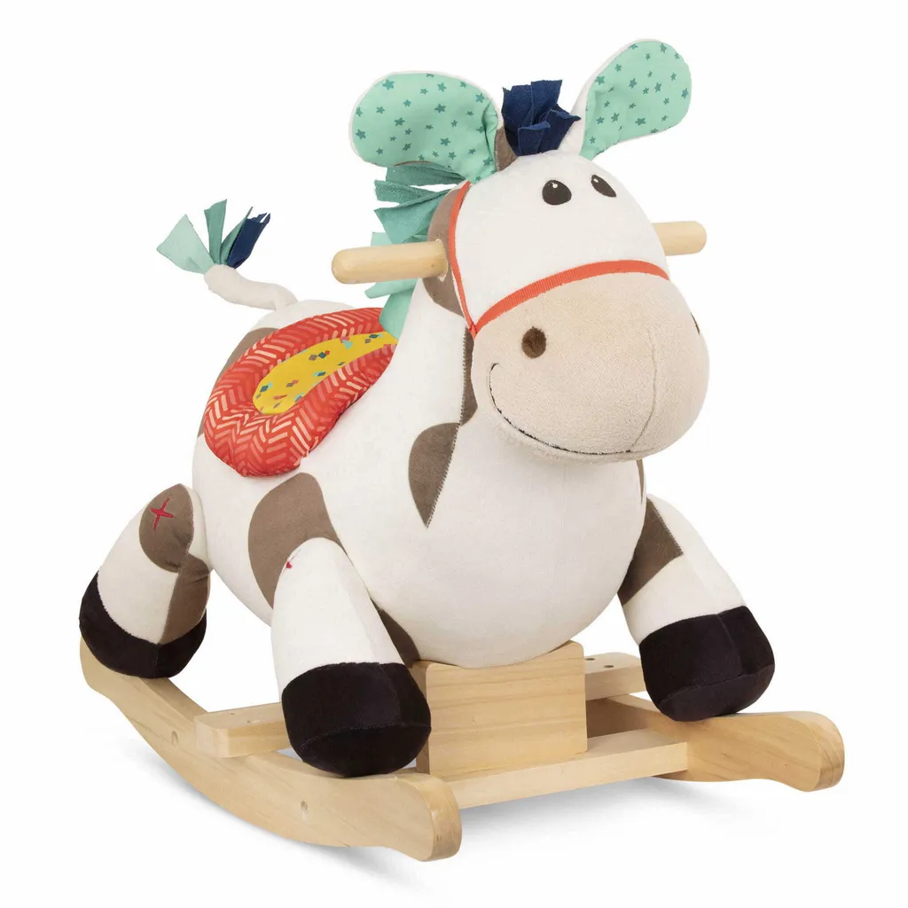 B.Toys Rodeo Rocker Spotty - Cheval à Bascule pour Enfant dès 18 Mois