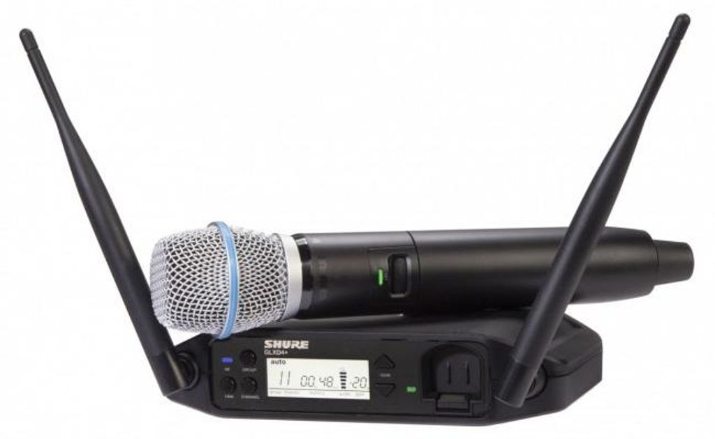 Kompletny cyfrowy system bezprzewodowy Shure GLXD24+/B87A Zdjęcie produktu 