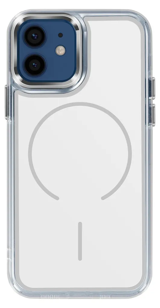 Avizar, custodia ibrida MagSafe ultra resistente per iPhone 12/12 Pro, bianca