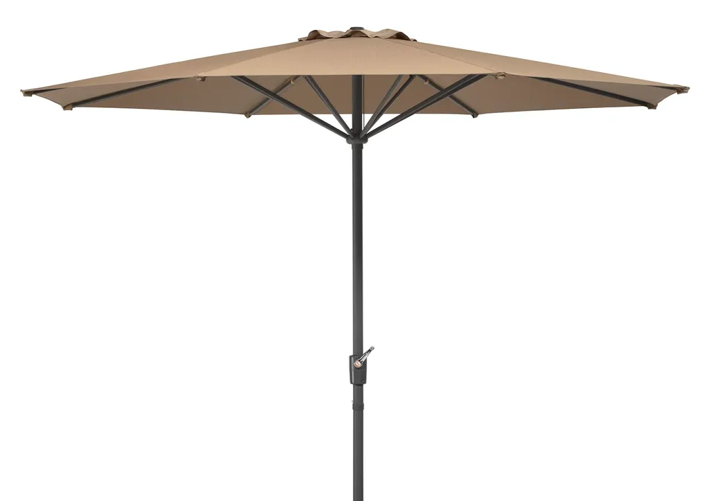 Parasol Anti-UV ø 320 cm - Solution Ombre Large - Aluminium et Acier 8kg