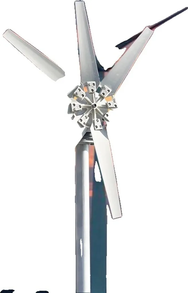 Kit éolienne 3000W pour site isolé 12V avec 8 lames et gestion
