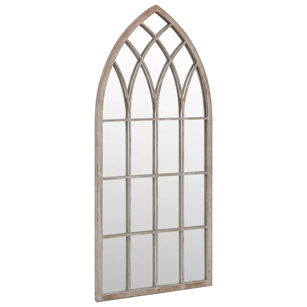 Specchio da Giardino Sabbia 70x30 cm Ferro | Arredo Esterno Vintage