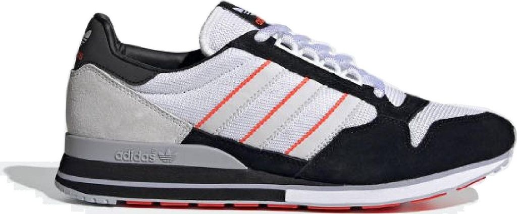 Adidas Originals ZX 500 Retro Sneaker Schuhe weiss/schwarz/grau/rot FX6899, Schuhgröße:36 2/3 EU