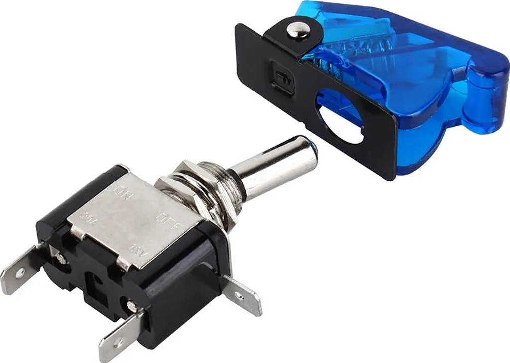 Accessorio per auto con interruttore a bilanciere per pannello a levetta universale a luce rossa 3P per auto,interruttore dell'auto