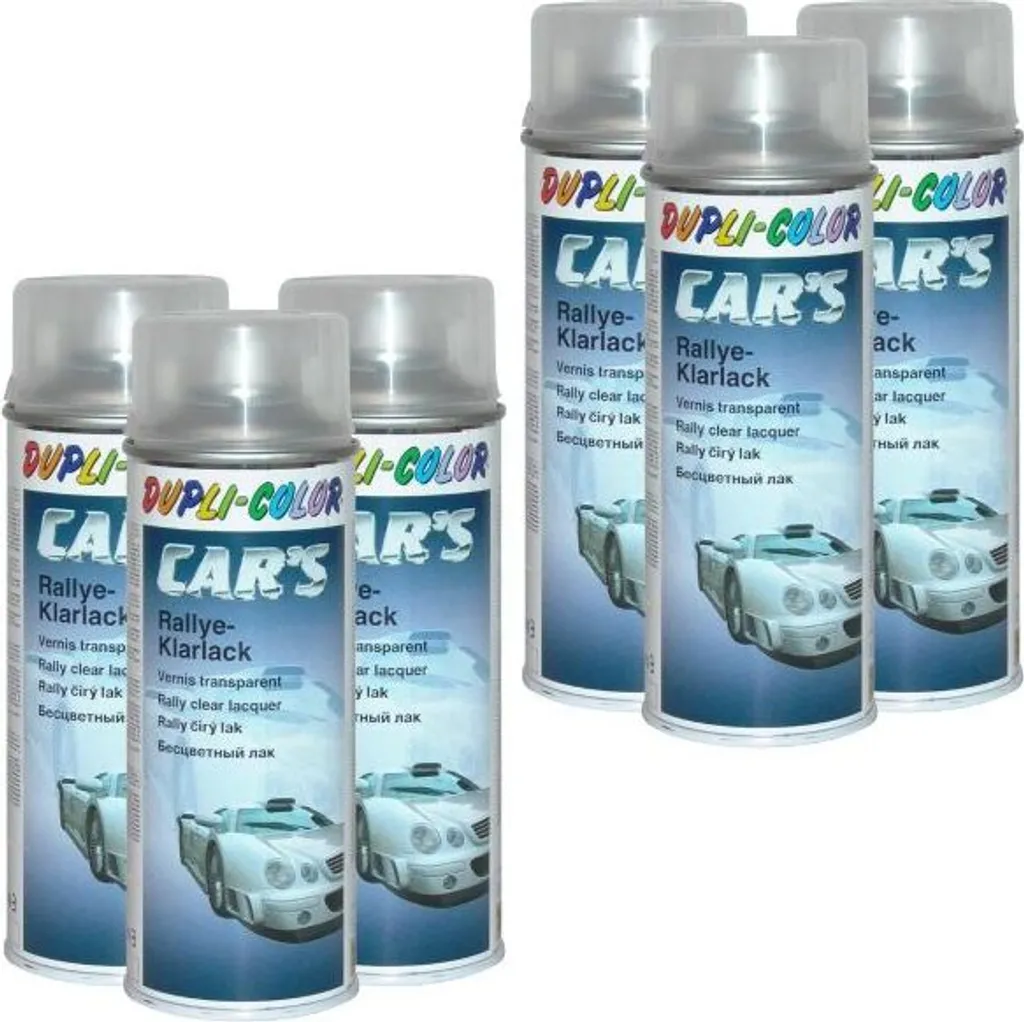 Vernis Mat Haute Résistance Duplicolor 6x400ml - Anti-UV et Rayures