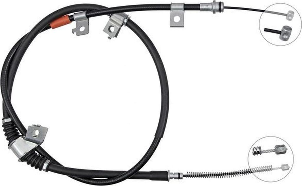 Seilzug Feststellbremse 1.755 mm Scheiben A.B.S. für u.a. MITSUBISHI PAJERO