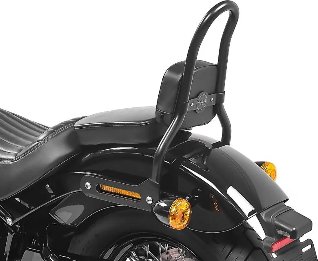 Sissybar S Noir pour Harley Davidson Softail Street Bob 18-25 SRL