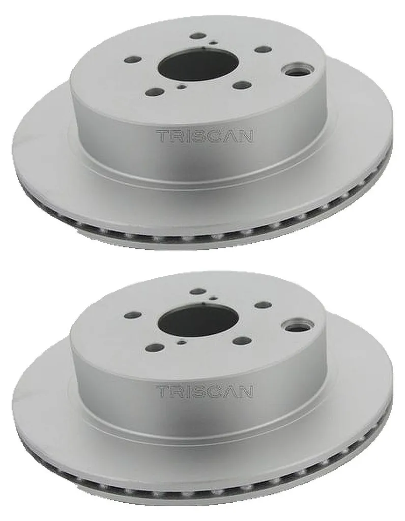 2x Disques frein ventilés 278mm pour freinage efficace Subaru Forester