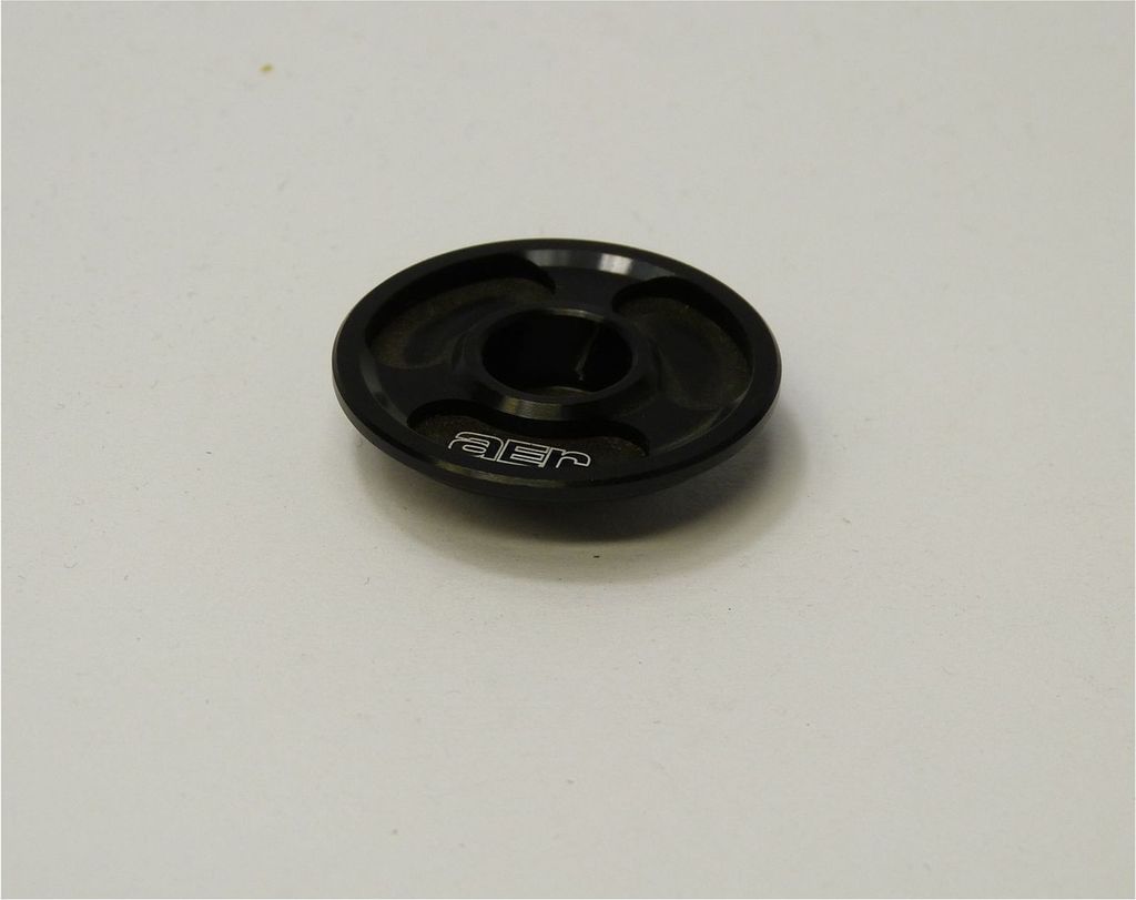 Cane Crhead Kappe, 1 1/8", black, AER-Serie
