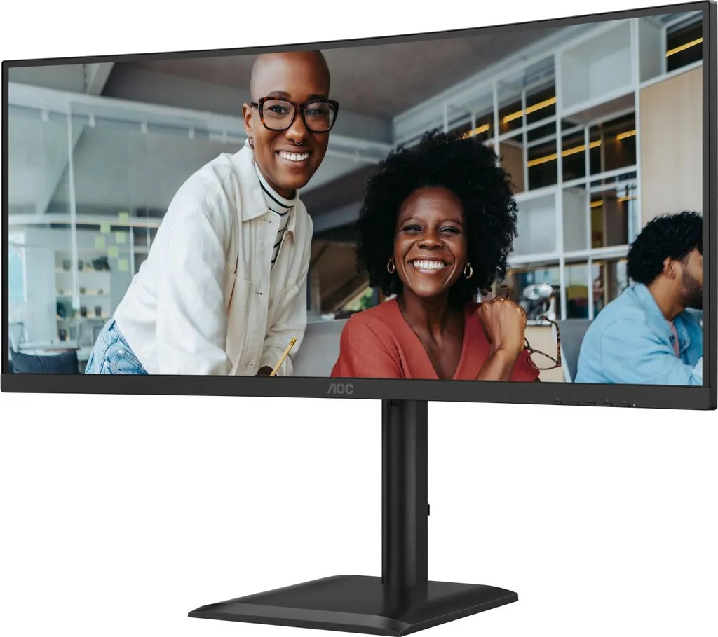 Écran de Bureau AOC 34" Panoramique pour Multitâche et Télétravail USB-C - 6