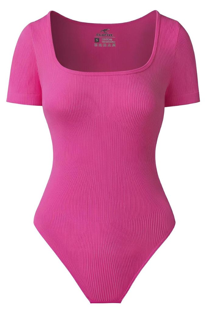 Damskie Body Modelujące Krótki Rękaw Basic Treningowe Zdjęcie produktu 
