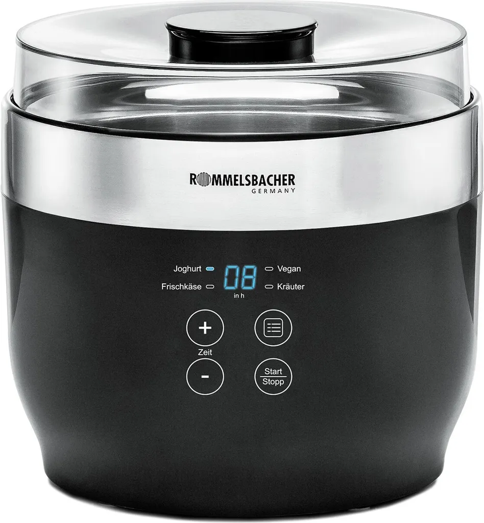 Rommelsbacher JG 80 Yaourtière Joly avec 4 pots en verre de 150 ml