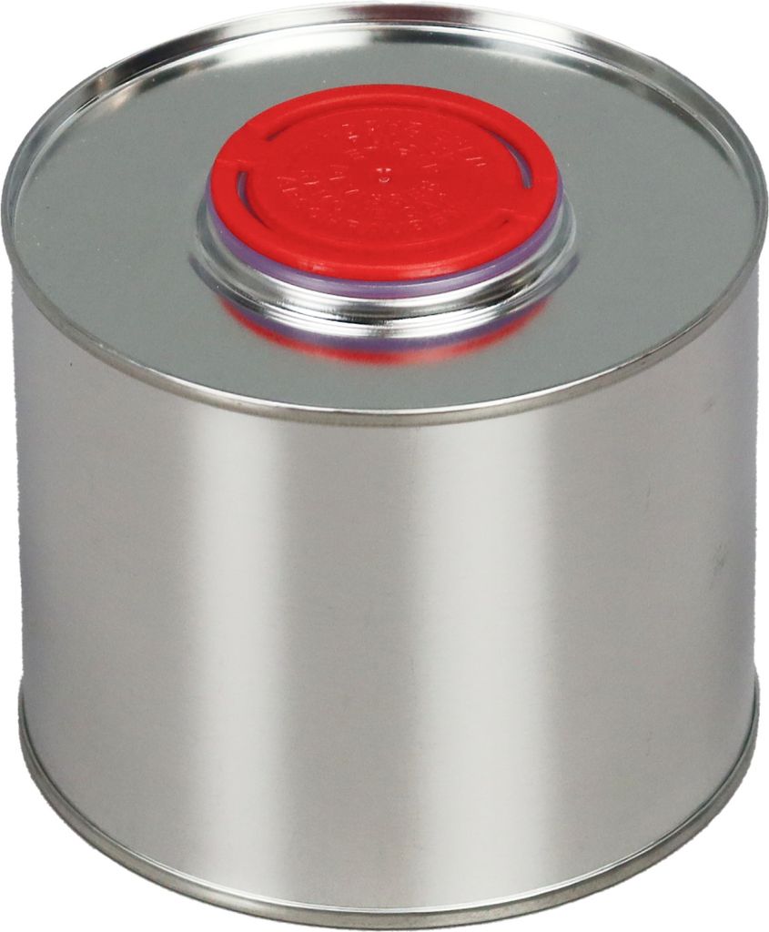 BenBow Weißblecheimer mit Korken und Trichter 0.5L x 100 Weißblechdose, Blechdose, Metalldosen Leer für Öle, Farben, Lacke