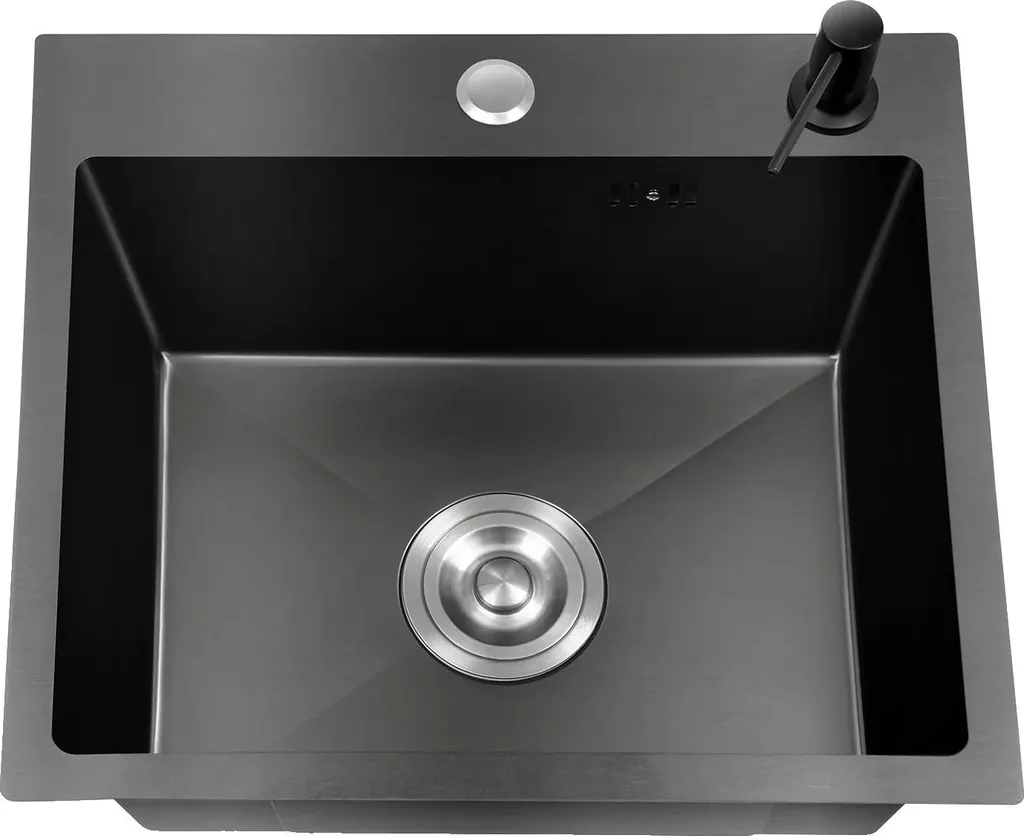 Évier encastrable rectangulaire inox 201 pour cuisine moderne