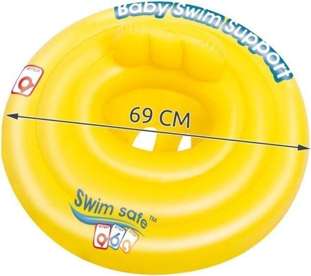 Bestway Baby Swim Safe TM, Schwimmhilfe,Schwimmring, Schwimmsitz