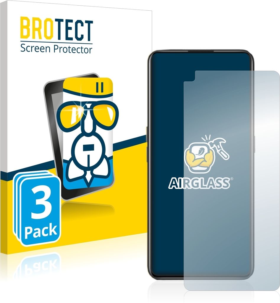 3x BROTECT Schutzglas für realme GT Neo 3T Schutzfolie Panzer Folie Glas Display Schutz klar