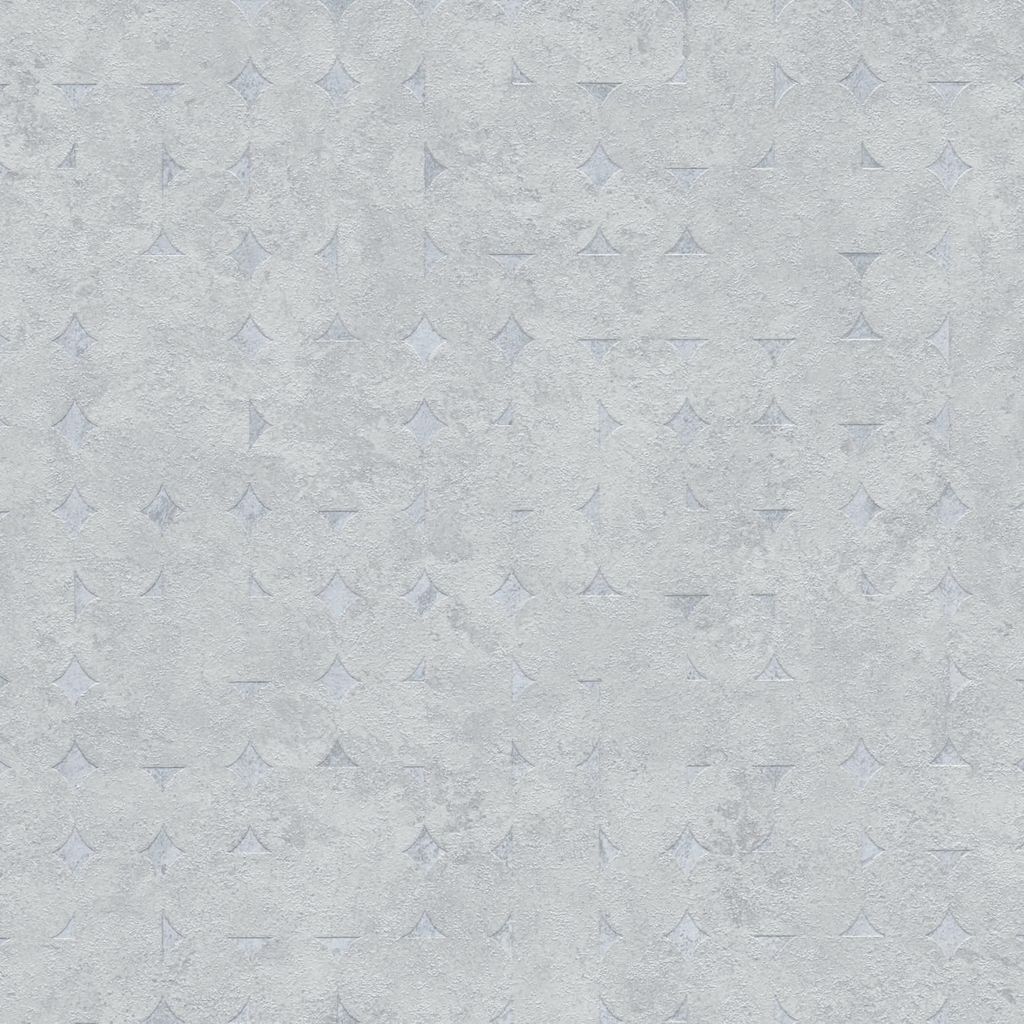 Profhome 396566-GU Grafik Tapete Used Look Glanzeffekt grau silber 5,33 m2