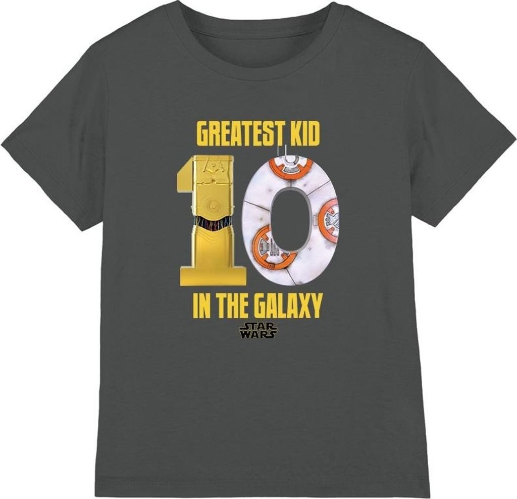 Star Wars - "Greatest Kid" T-Shirt für Kinder TV3439 (104) (Holzkohle)