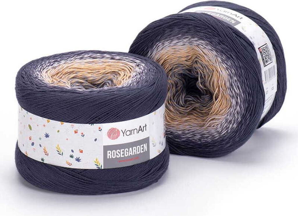 Yarn Art Rose Garden 323 Grey Brown Strickgarn