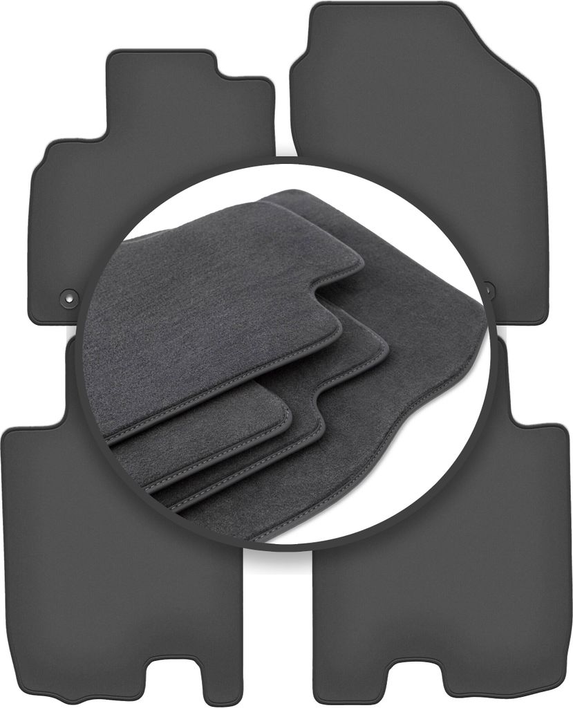 Premium-Fußmatten für: Honda Jazz III Fließheck (2008-2011)