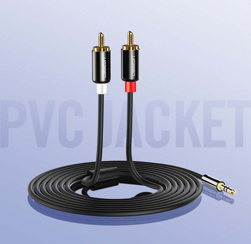 Ugreen AV116 Audio Kabel 3,5 mm Klinke auf 2RCA, 2m, Produktbild 19