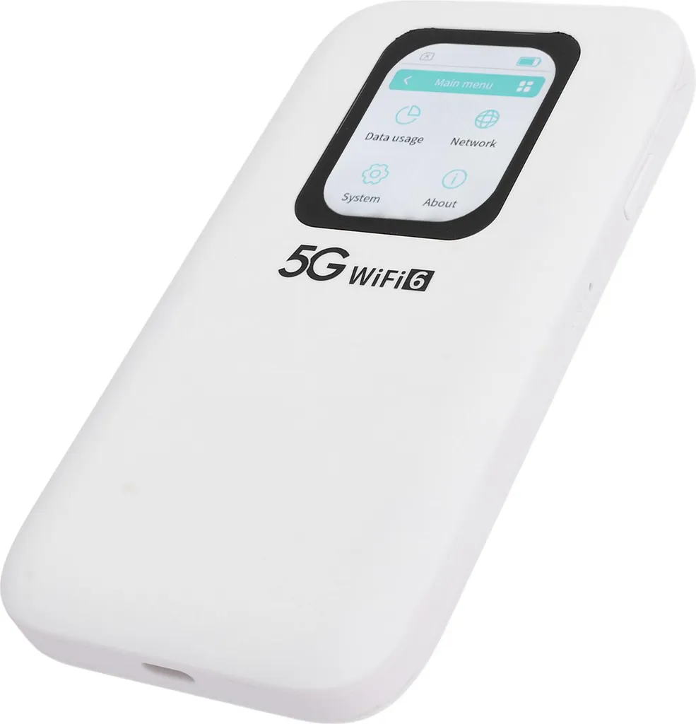 Routeur WiFi de Poche 5G WiFi 6 Portable pour 16 Appareils Simultanés
