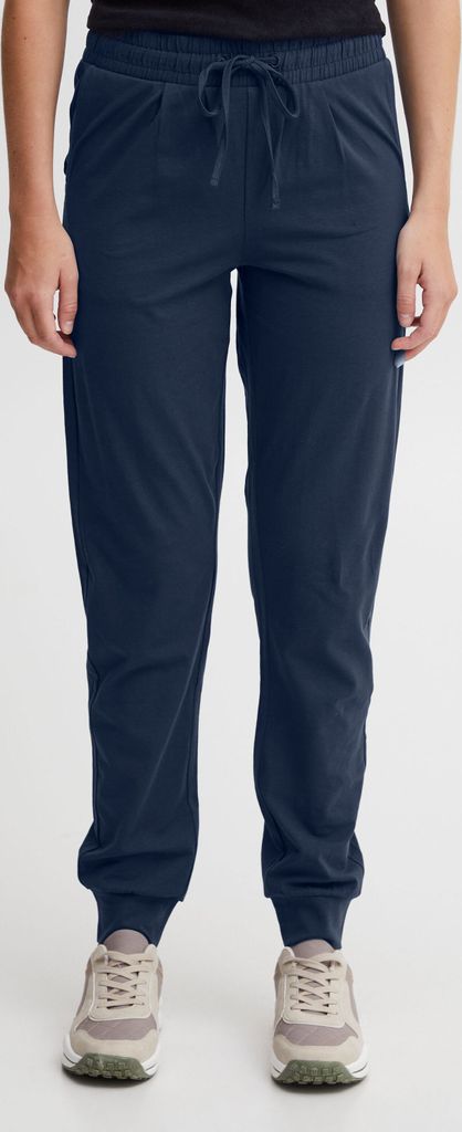 OXMO OXODETTE PANTS Damen Hose Jogginghose Lange Hose mit elastischem Bund und Tunnelzug Single Jersey Baumwolle mit Stretch Regular-Fit