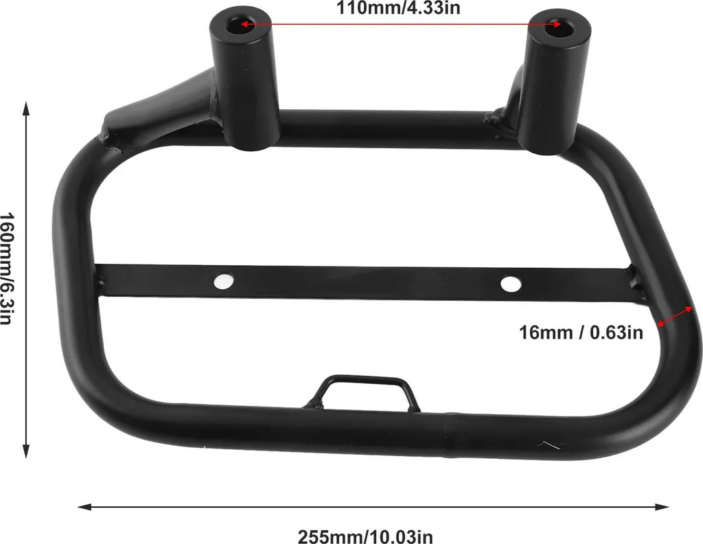 Support de selle et de coffre moto pour Indian FTR1200 de 2019