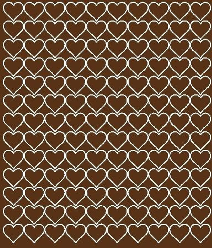 Offerta 130 Adesivi Cuore Marrone 2cm | Pronti all'Uso e Super Resistenti