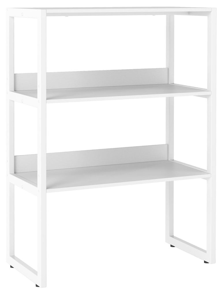 KOMFOTTEU Schreibtischregal 3 Ebenen, Bücherregal, mit 2 Produktbild 