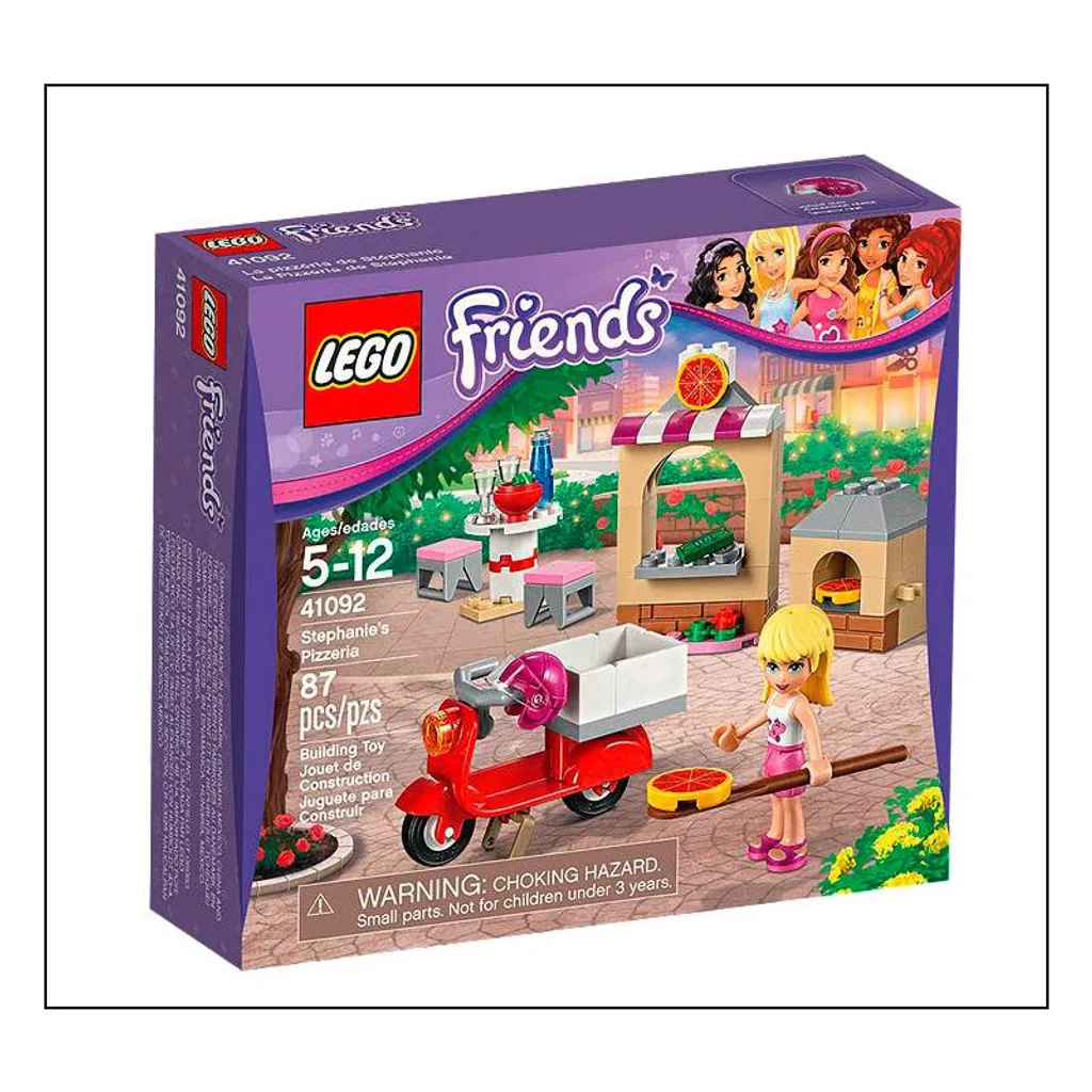 Cadeau Enfant Lego Friends 41092 La Pizzeria de Stephanie pour S'amuser