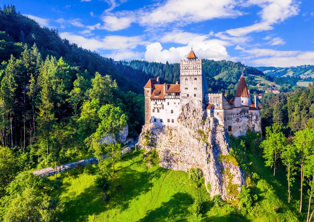ENJOY Puzzle Schloss Bran im Sommer, Rumä nien 1000 Teile